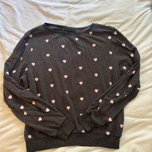 Wildfox Heart Patterned Sweater